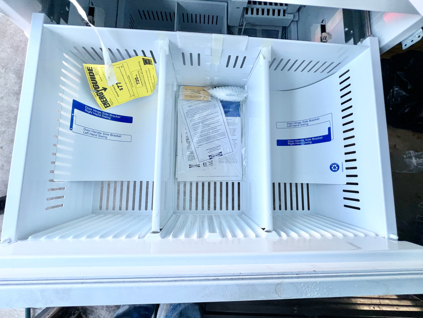 * New Open Box * 36 Inch Subzero 736TFI Built in All Freezer , 2 Storage Drawers, Door Alarm, Digital Controls, Star-K , Panel Ready ,  373703