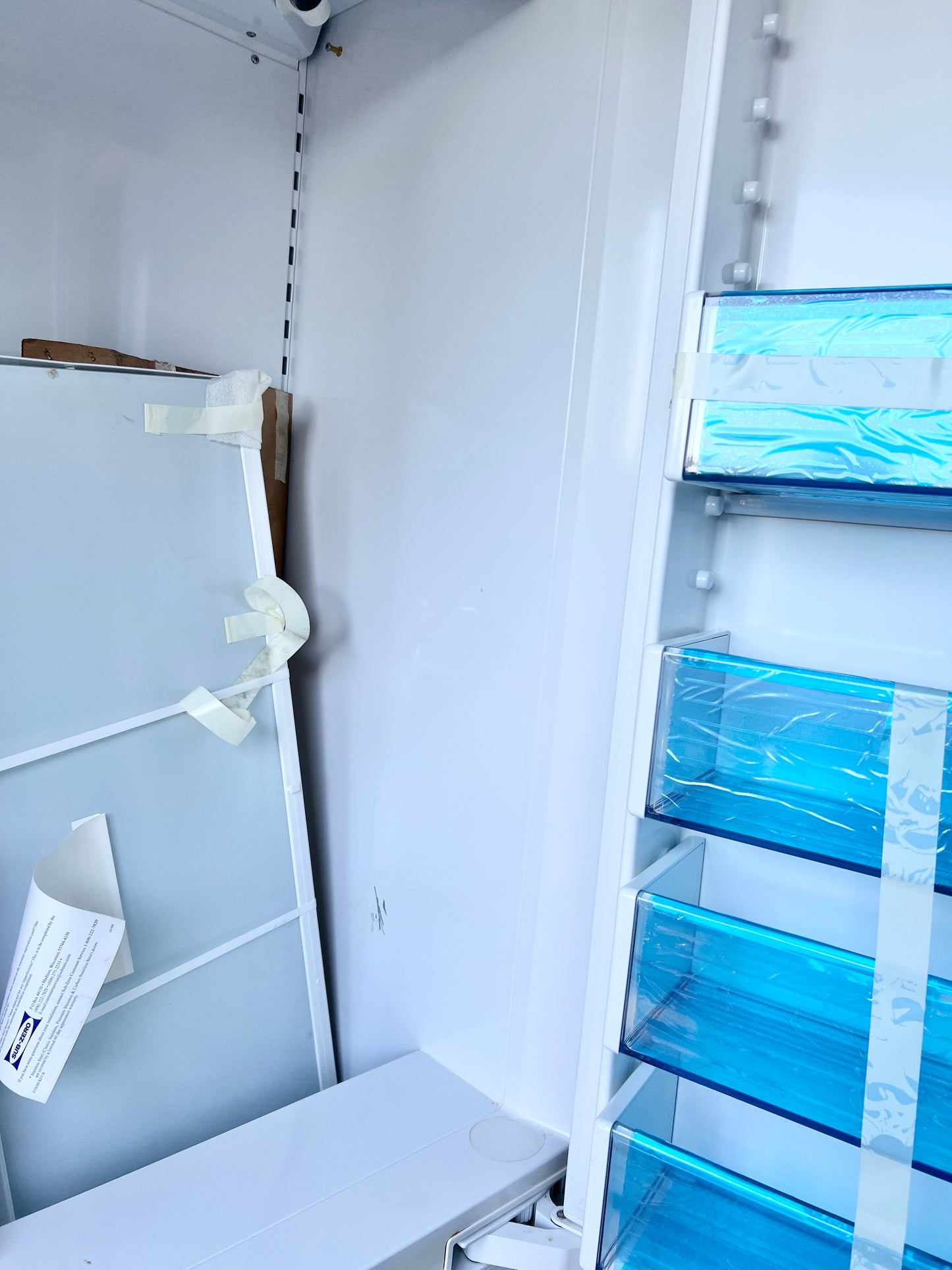 * New Open Box * 36 Inch Subzero 736TFI Built in All Freezer , 2 Storage Drawers, Door Alarm, Digital Controls, Star-K , Panel Ready ,  373703