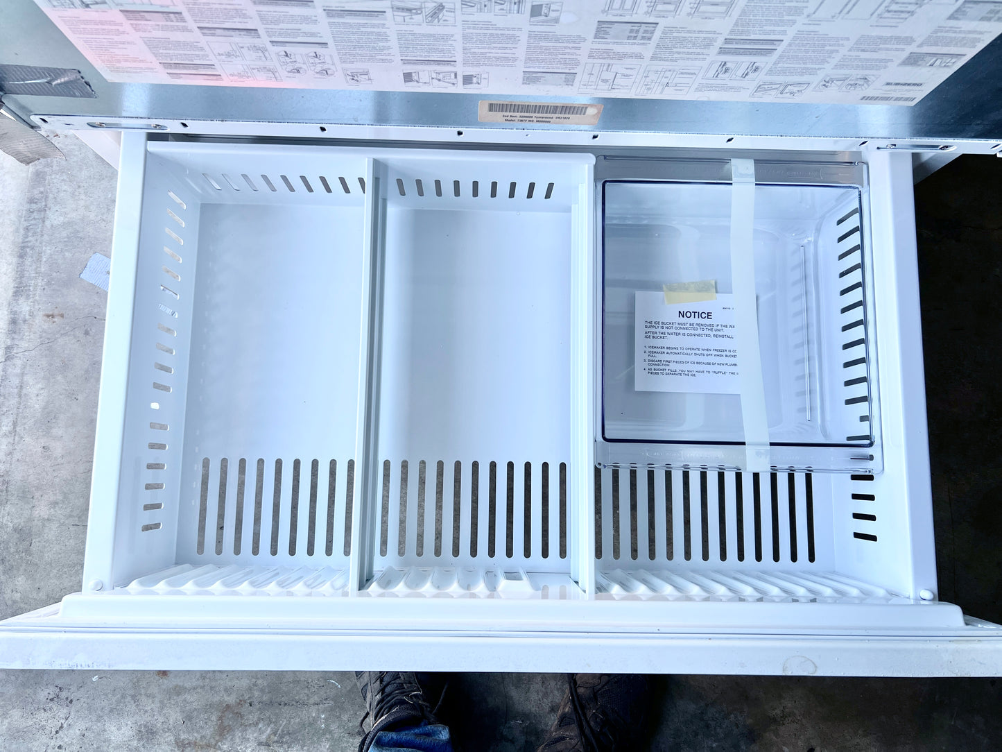 * New Open Box * 36 Inch Subzero 736TFI Built in All Freezer , 2 Storage Drawers, Door Alarm, Digital Controls, Star-K , Panel Ready ,  373703