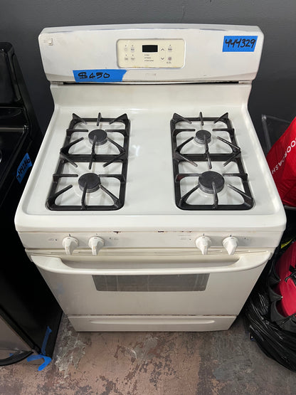 Kenmore Gas Range In White, Used In Good Condition, 444329