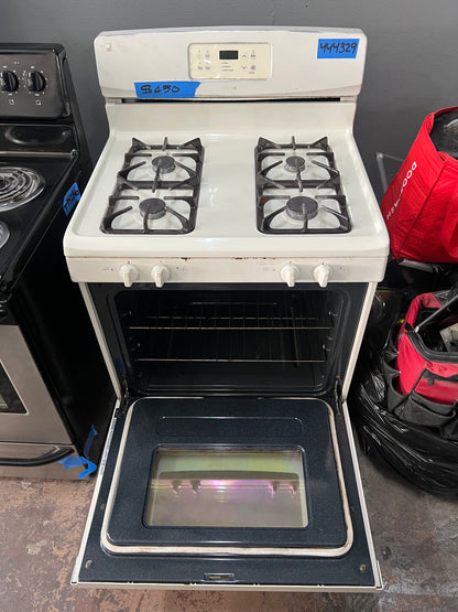 Kenmore Gas Range In White, Used In Good Condition, 444329
