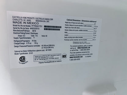 Frigidaire Top Freezer Refrigerator Stainless Steel FFTR2021TS1 , 30 Inch 373823