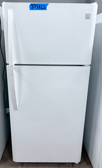 Kenmore Top Freezer White Refrigerator 18 Cu Ft 253.60412410 , 30 Inch , 373822