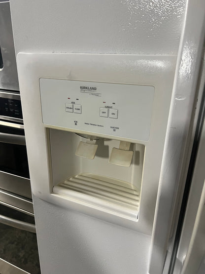 Whirlpool 36 Side By Side Full Depth Refrigerator In Off White With Ice Maker, SS25AEXHW01, 444332