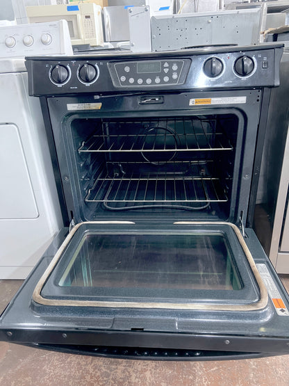 Whirlpool  30 inch Black Slide in Electric Range 4 Coil Burner Coil Elements , Self-Clean Oven,444380