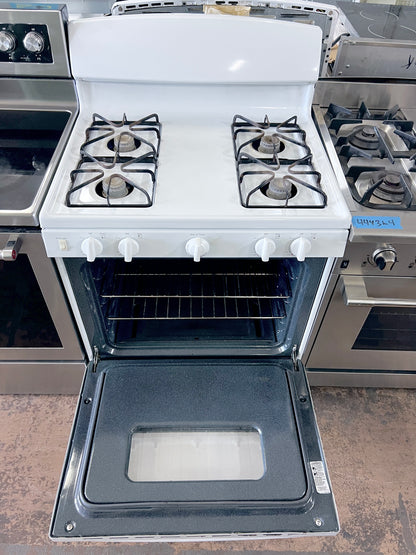 GE Gas Range , Oven , 4 Burner , White , 373825