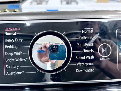 LG Washer Top Load 5.5 CU Ft Turbo Wash 3D , Asthma & Allergy Friendly AAFA , Extra Water Option for Bulky Items ,