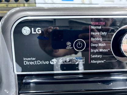 LG Washer Top Load 5.5 CU Ft Turbo Wash 3D , Asthma & Allergy Friendly AAFA , Extra Water Option for Bulky Items ,
