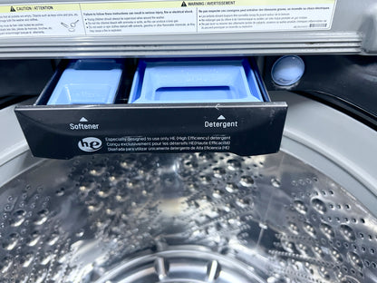 LG Washer Top Load 5.5 CU Ft Turbo Wash 3D , Asthma & Allergy Friendly AAFA , Extra Water Option for Bulky Items ,