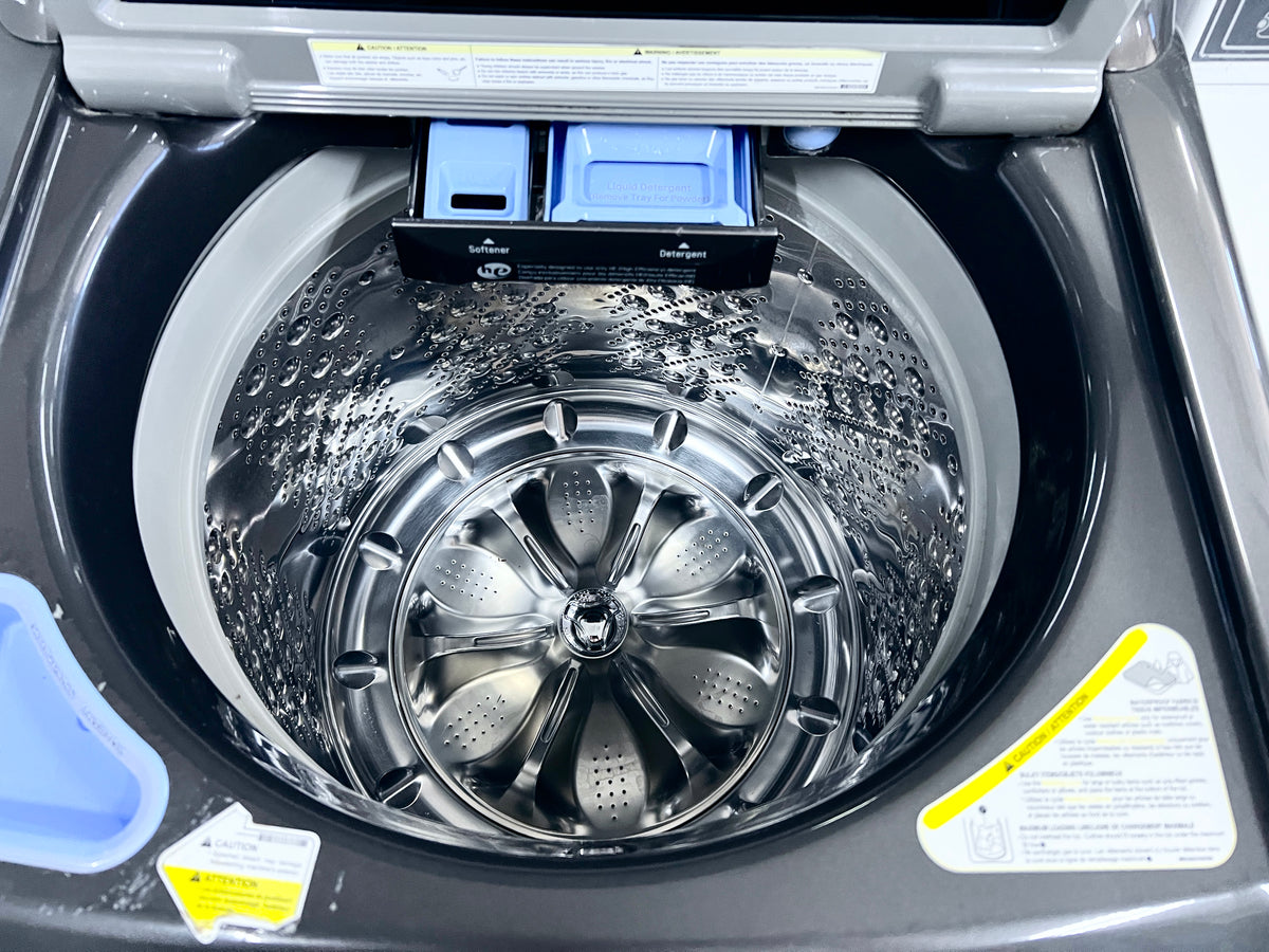 LG Washer Top Load 5.5 CU Ft Turbo Wash 3D , Asthma & Allergy Friendly AAFA , Extra Water Option for Bulky Items ,