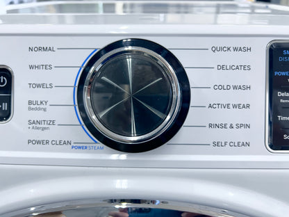 GE GFW650SSNWW 28 Inch Front Load Smart Washer 4.8 Cu. Ft., OdorBlock, Microban, SmartDispense, PowerSteam, 12 Cycles, 9 Options, Sanitize + Allergen, UltraFresh, ADA, ENERGY STAR, 373836