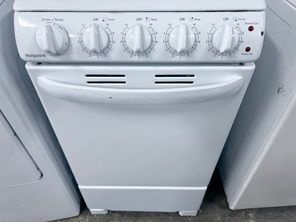 Hotpoint Electric Range Hotpoint Range 4 Burner Coil Element , Oven , White , 20 Inch 444496