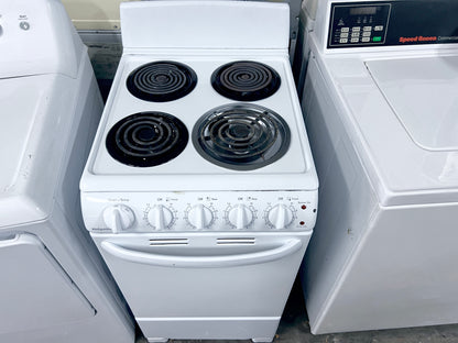Hotpoint Electric Range Hotpoint Range 4 Burner Coil Element , Oven , White , 20 Inch 444496