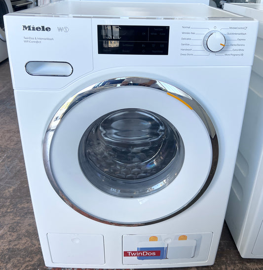 Miele 24 Inch Front Load Washer 2.26 Cu Ft , 25 Wash Cycles , Child Lock , Sanitize , Wrinkle Free , Energy Star Certified , 373846