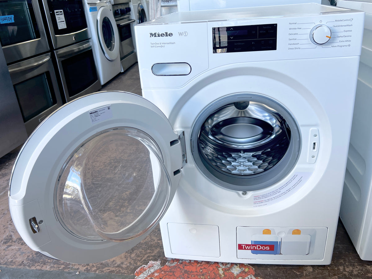 Miele 24 Inch Front Load Washer 2.26 Cu Ft , 25 Wash Cycles , Child Lock , Sanitize , Wrinkle Free , Energy Star Certified , 373846