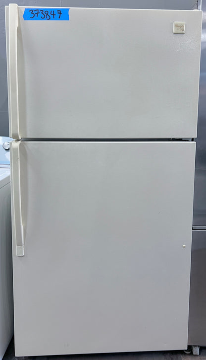 33 Inch Whirlpool Top Freezer Refrigerator Off White Beige GT22DKXGN01 , 20 Cu Ft , 373847