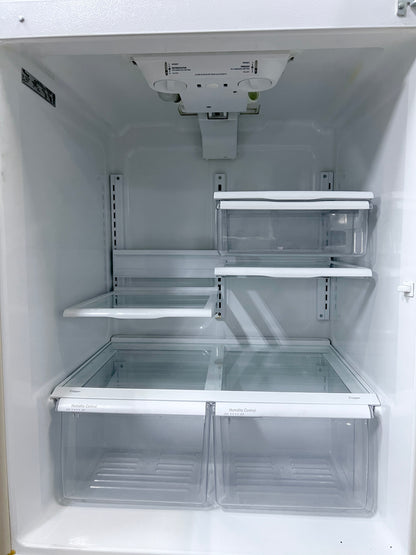 33 Inch Whirlpool Top Freezer Refrigerator Off White Beige GT22DKXGN01 , 20 Cu Ft , 373847