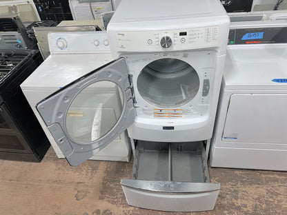 Maytag Front Load Gas Dryer with Pedestal , White, MGD5100DW ,  373848