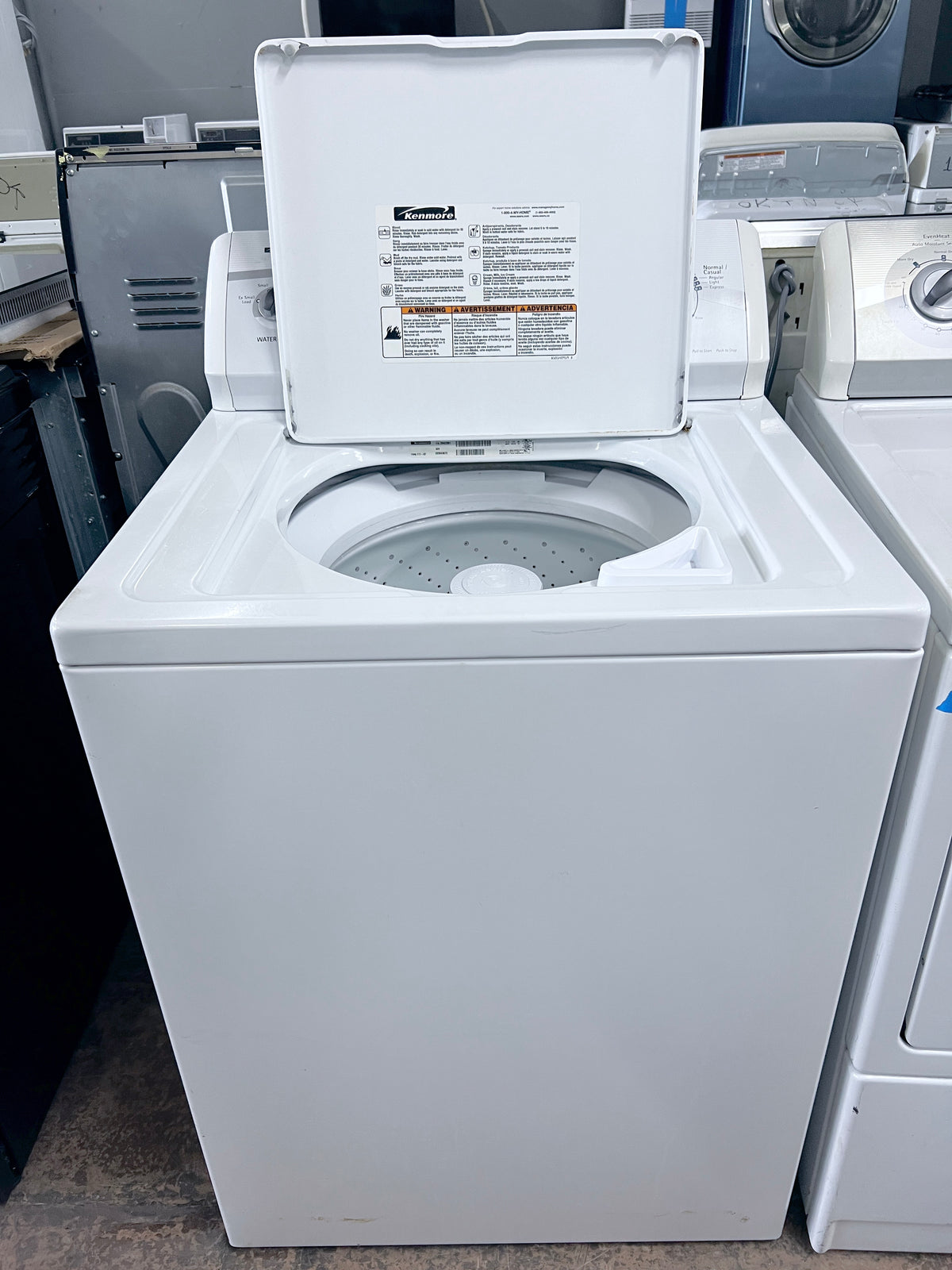 Kenmore 27 Inch Top Load Washer Heavy Duty , White , 110.29422801, 373849