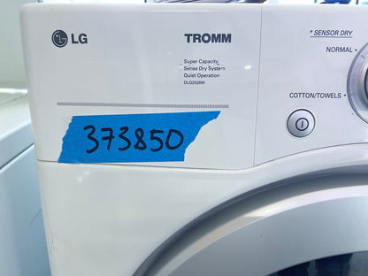 LG  DLG2526W 27 Inch Front Load Gas Dryer Machine 7.0 cu. ft., HE,  White , 373850
