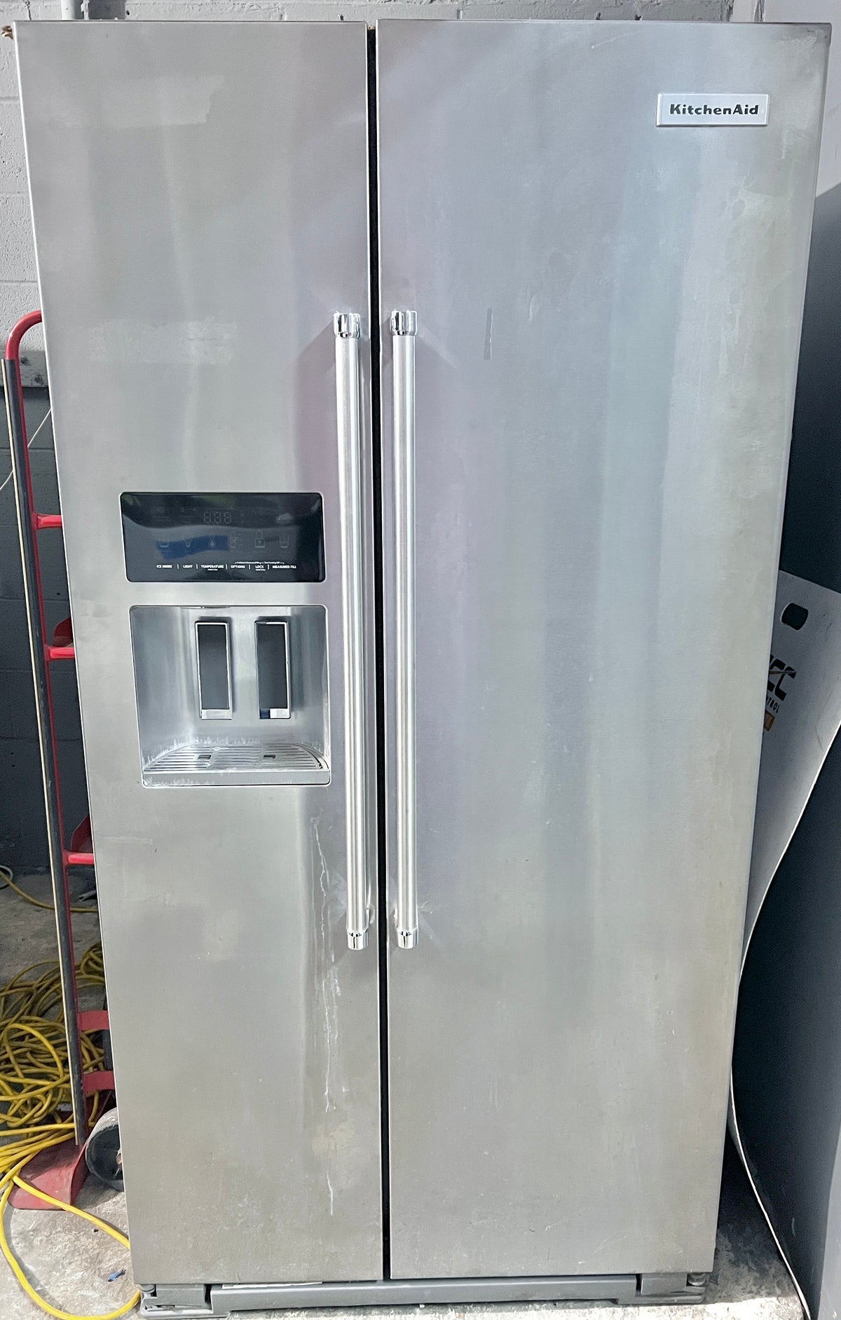 36 inch Kitchenaid Counter Depth KRSC503ESS Side By Side Refrigerator ,Stainless Steel , 373810