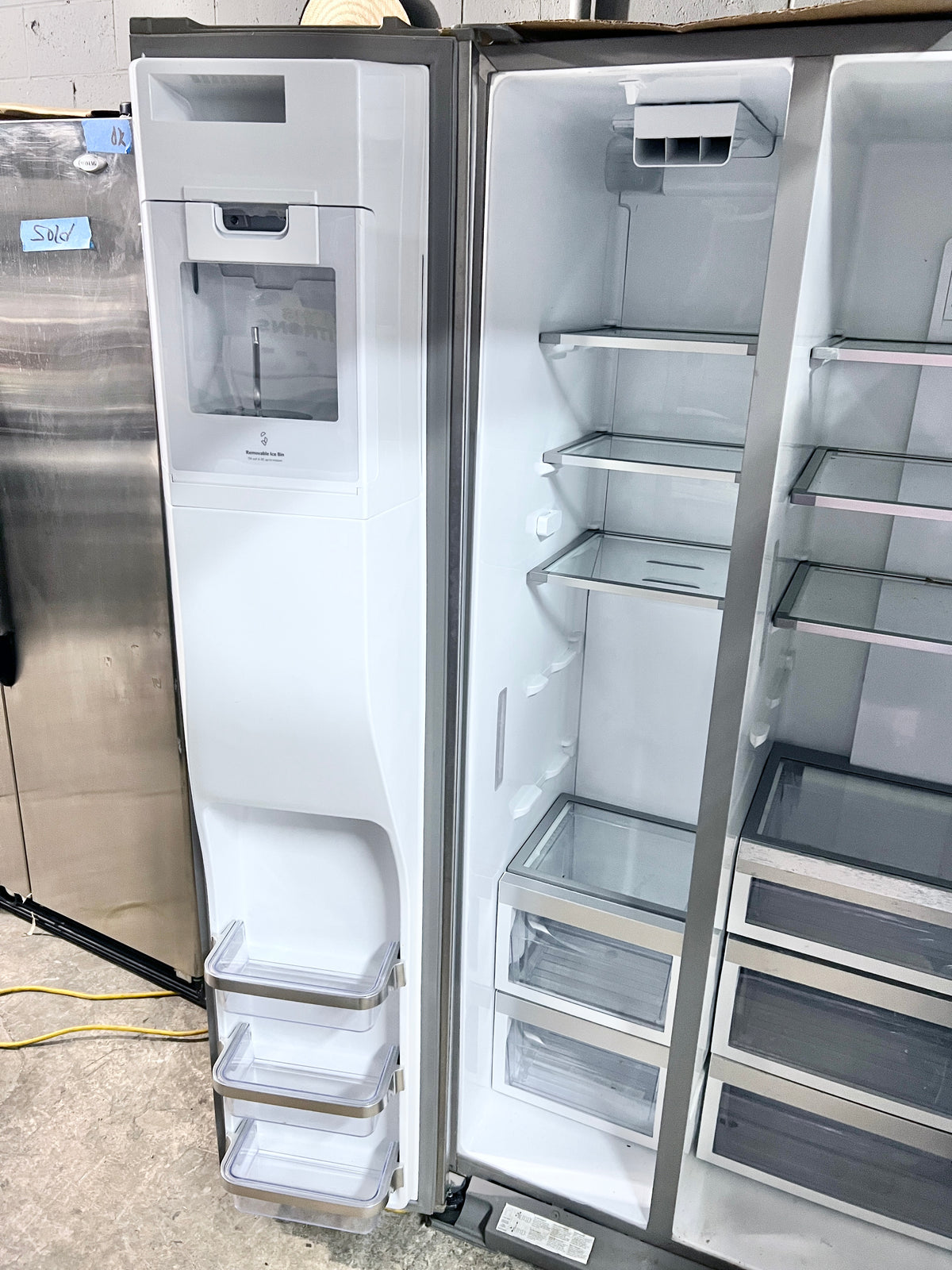 36 inch Kitchenaid Counter Depth KRSC503ESS Side By Side Refrigerator ,Stainless Steel , 373810