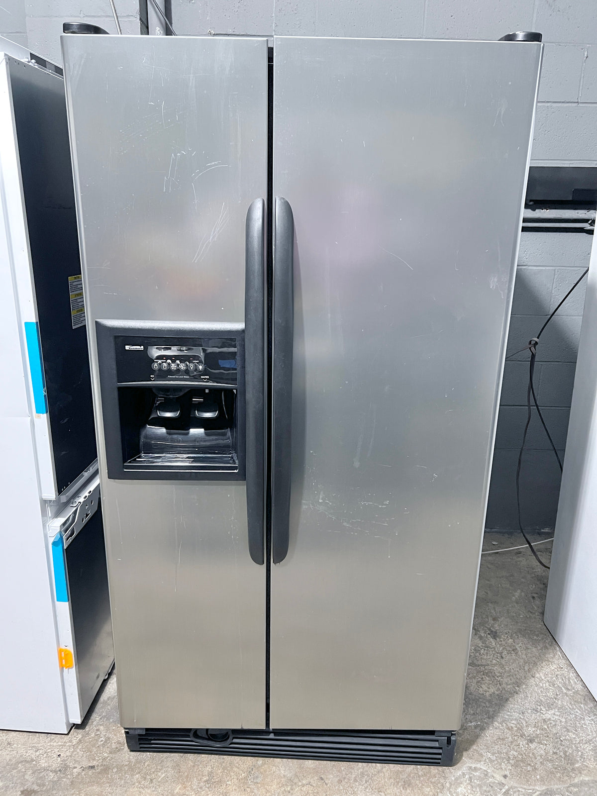 36 Inch Kenmore Side By Side Refrigerator with Water and Ice Dispenser , Stainless Steel , 106.56536400 , 373852