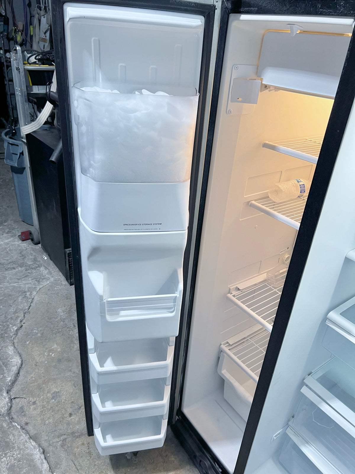 36 Inch Kenmore Side By Side Refrigerator with Water and Ice Dispenser , Stainless Steel , 106.56536400 , 373852