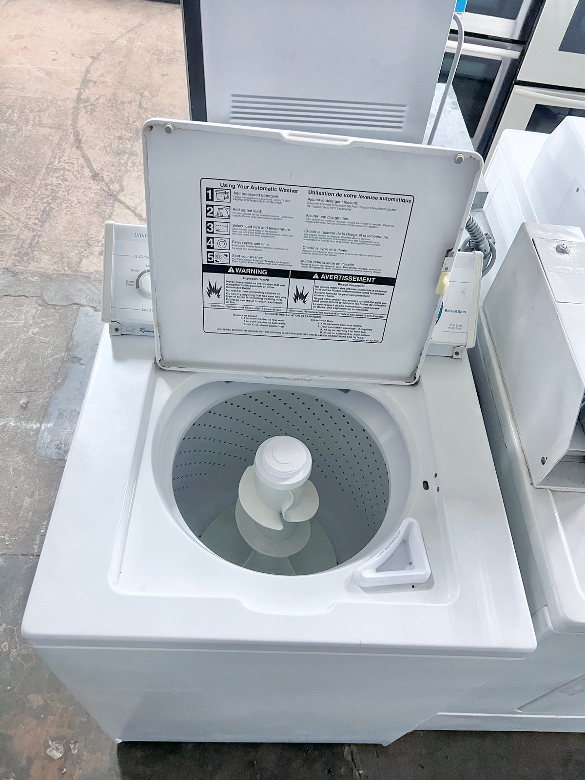Whirlpool 27 Inch Top Load Heavy Duty Washer Machine , White , LSW9245EQ0 , 373856