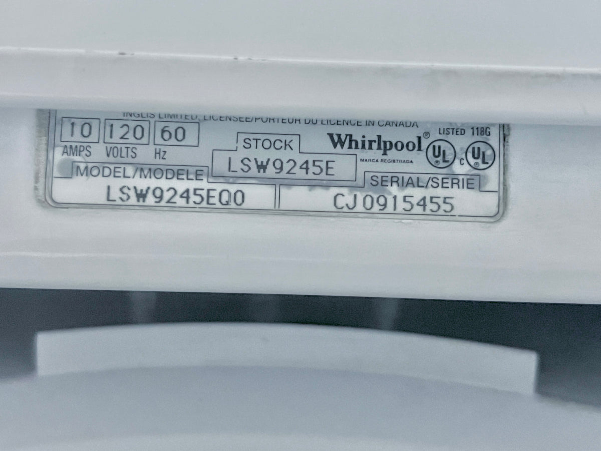 Whirlpool 27 Inch Top Load Heavy Duty Washer Machine , White , LSW9245EQ0 , 373856
