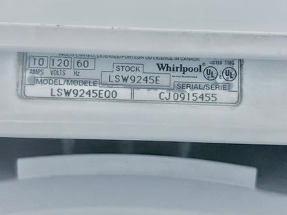Whirlpool 27 Inch Top Load Heavy Duty Washer Machine , White , LSW9245EQ0 , 373856