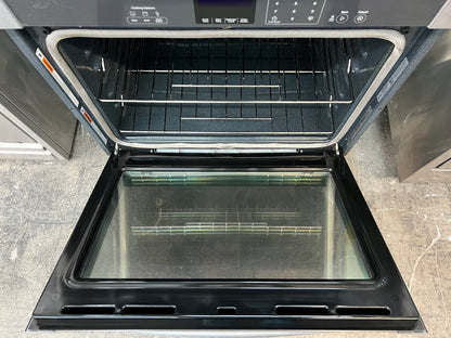 Whirlpool WOS51EC0AS 30 Inch Single Electric Wall Oven 5.0 cu. ft., AccuBake, Hidden Bake Element, Extra-Large Oven Window, SteamClean, Precise Clean and Star-K Certified ,Stainless Steel, 369246