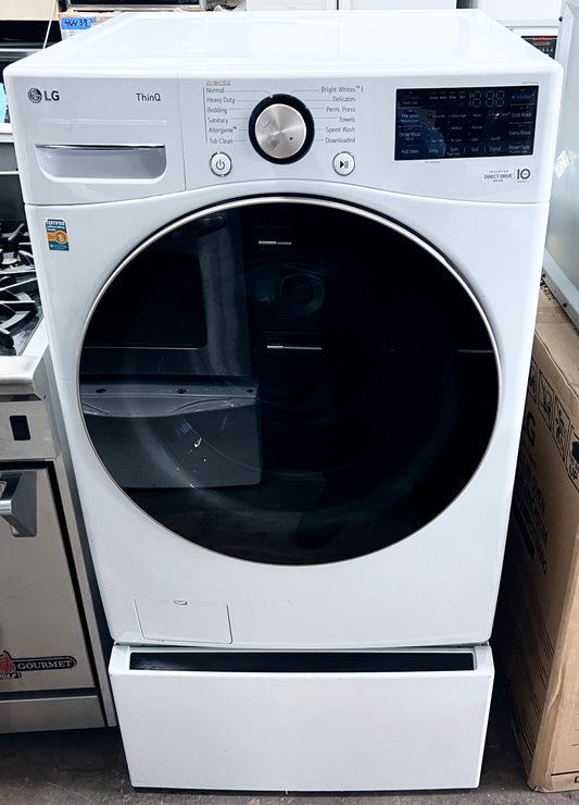 LG WM4000HWA Front Load Washer Machine , 4.5 Cu Ft , NSF , Energy Star Rated , Sanitary Allergiene , White , 373857