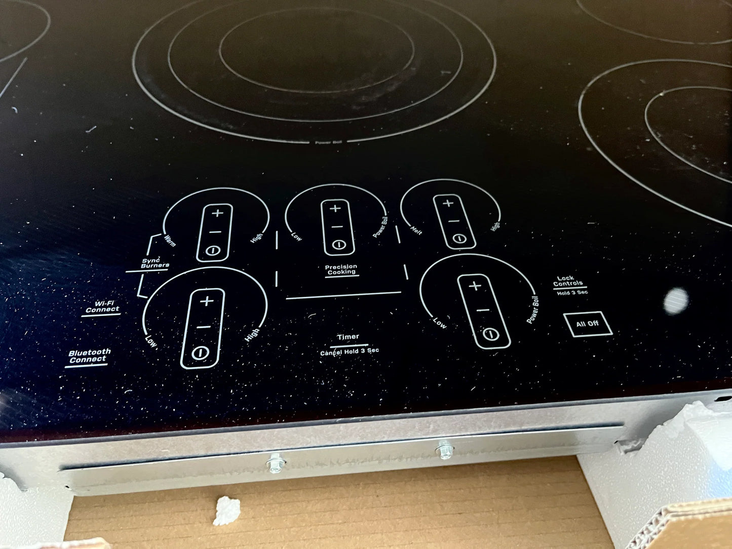 GE Profile PEP7036DTBB 36 Inch Electric Smart Cooktop 5 Elements, Smooth Glass Surface, SyncBurners, Tri Dual Ring Elements, Wi-Fi,Control Lock, All-Off Feature, Precision Temperature Control, Hot Surface Indicator, ADA 369654