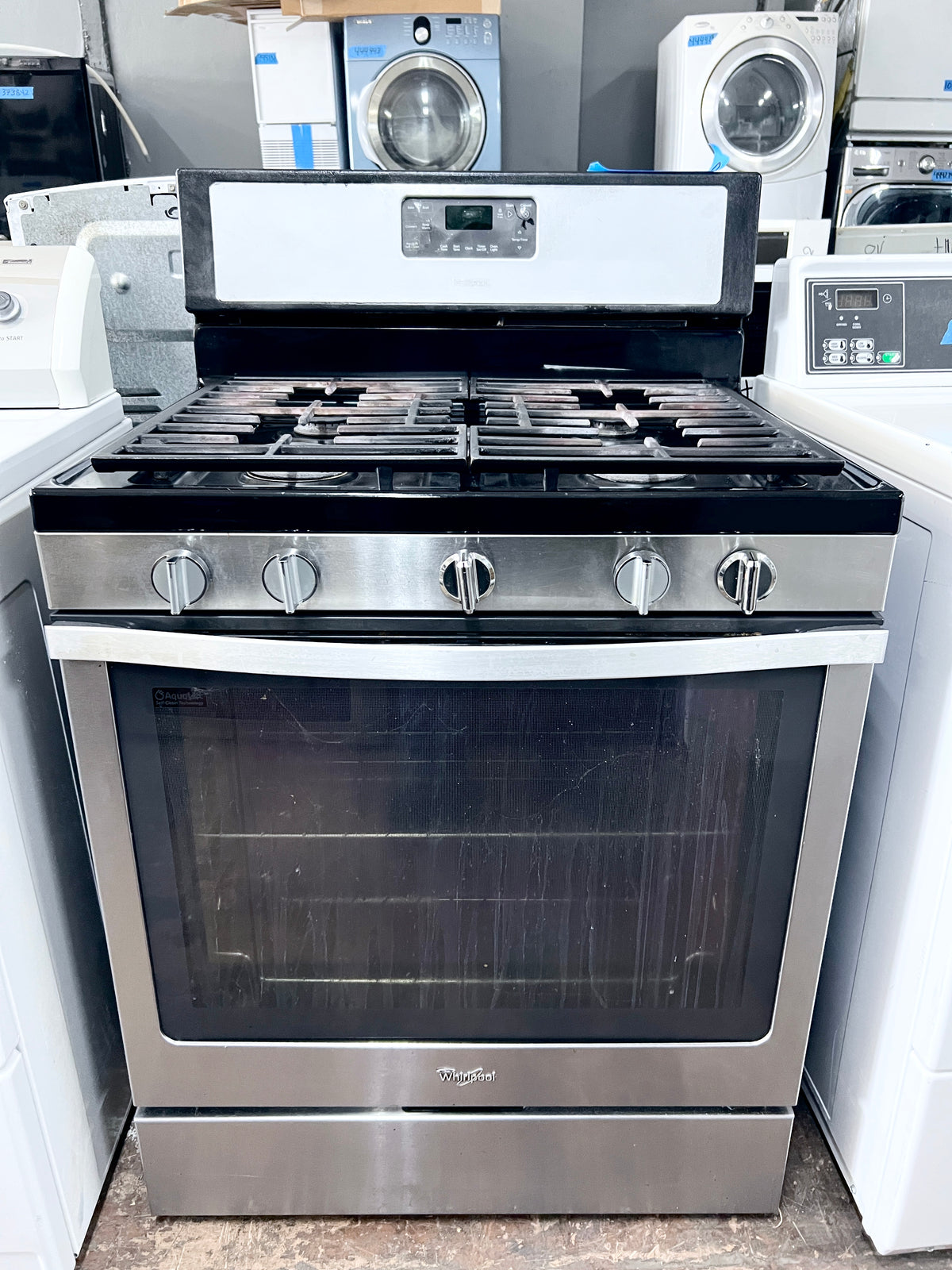 30 inch Whirlpool Gas Range , 4 Burner , Oven , Stainless Steel , WFG540H0ES0 , 373870