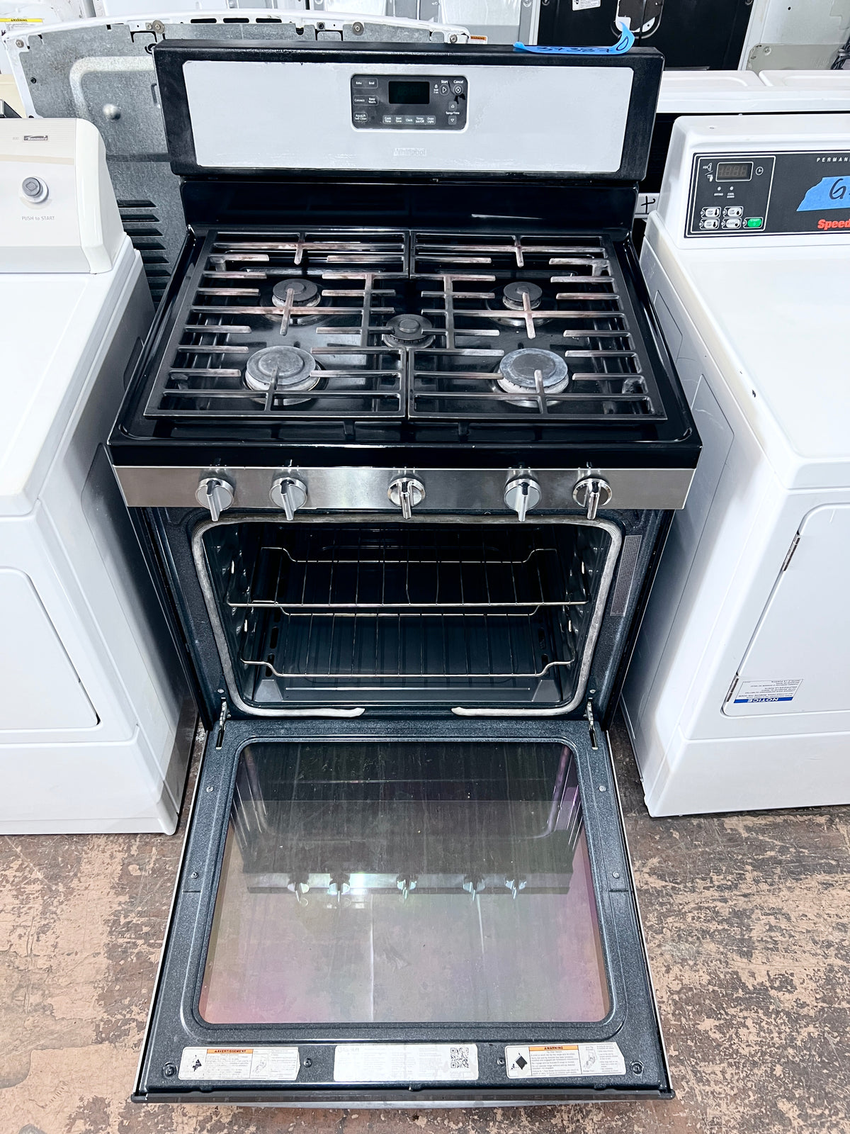 30 inch Whirlpool Gas Range , 4 Burner , Oven , Stainless Steel , WFG540H0ES0 , 373870