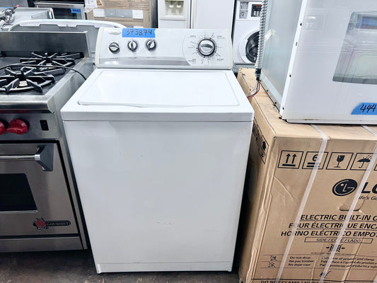 27 Inch Whirlpool Top Load Washer Machine , Heavy Duty , Agitator , Transmission , White . WTW5530SQ0 , 373874