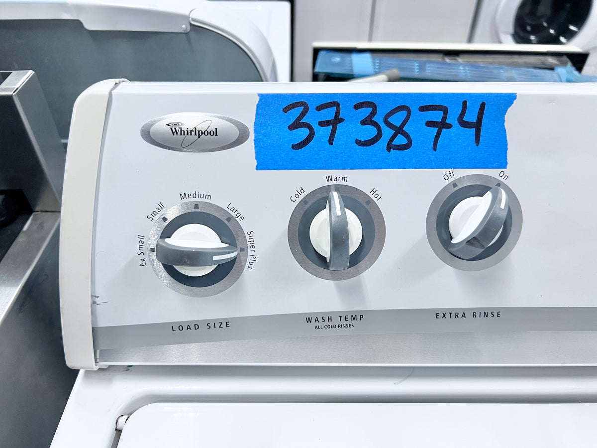 27 Inch Whirlpool Top Load Washer Machine , Heavy Duty , Agitator , Transmission , White . WTW5530SQ0 , 373874