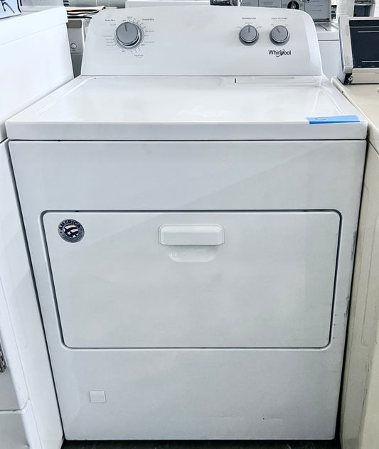 29 Inch Whirlpool Front Loads Gas Dryer Machine , White , WGD4850HW0 , 373876