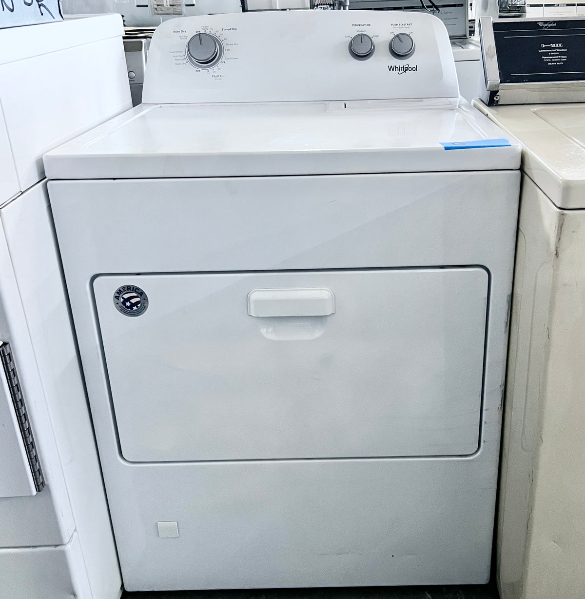29 Inch Whirlpool Front Loads Gas Dryer Machine , White , WGD4850HW0 , 373876