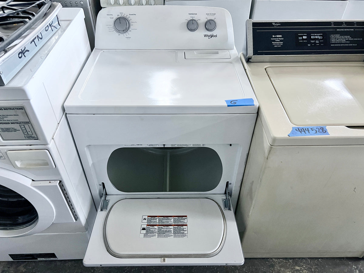 29 Inch Whirlpool Front Loads Gas Dryer Machine , White , WGD4850HW0 , 373876