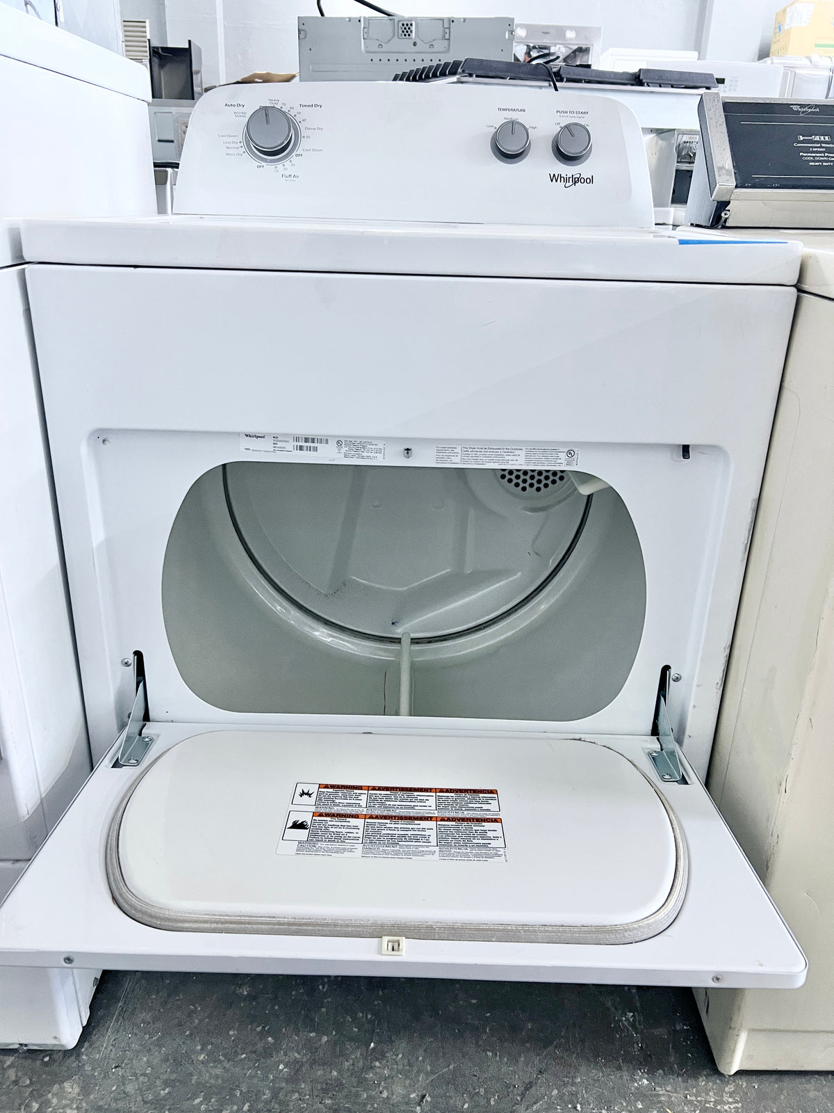 29 Inch Whirlpool Front Loads Gas Dryer Machine , White , WGD4850HW0 , 373876