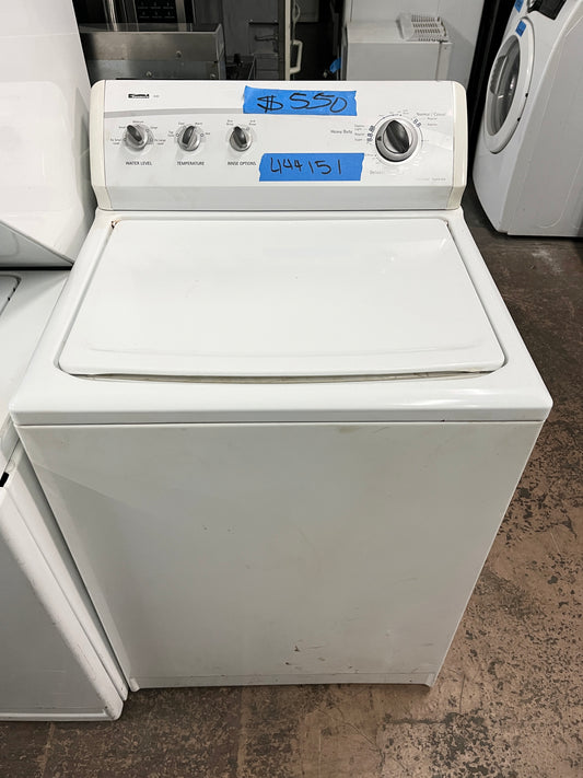 Kenmore Top Loading Washer Machine with Transmission, Heavy Duty , White, Used , 444151