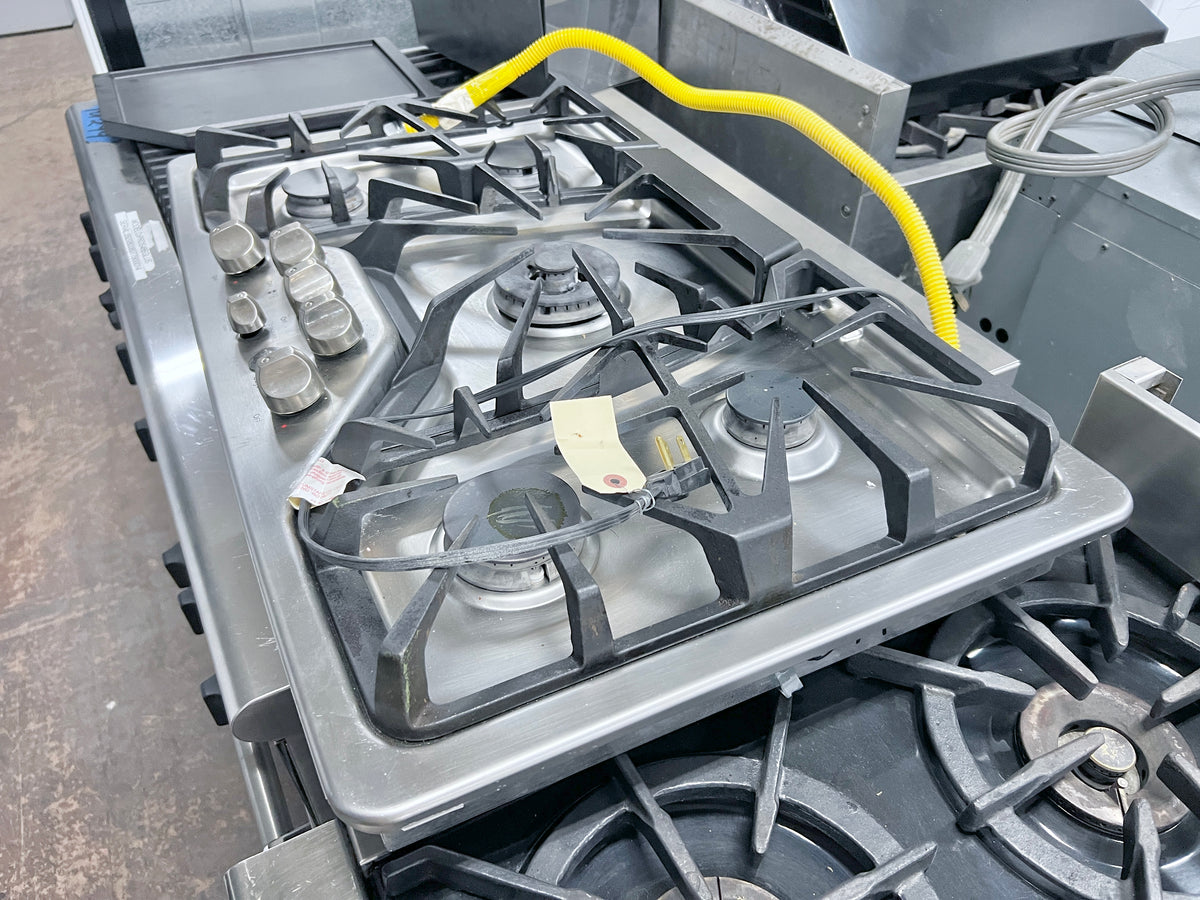 36 Inch GE Cafe Cooktop CGP650SET3SS ,  Natural Gas , Stainless Steel , 5 Burner , Simmer Burner , 373881