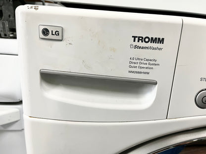 LG Front Load Steam Washer WM2688HWM , White, Used, 444158