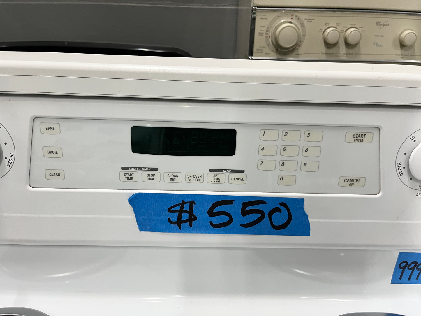 Kitchenaid 30 Inch Freestanding Electric Range , 4 Burner Coils , White, Used, 999370