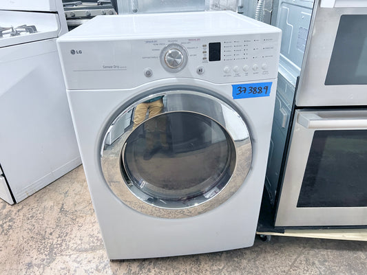 27 Inch LG Front Load Electric Dryer DLE2101W , White 373889