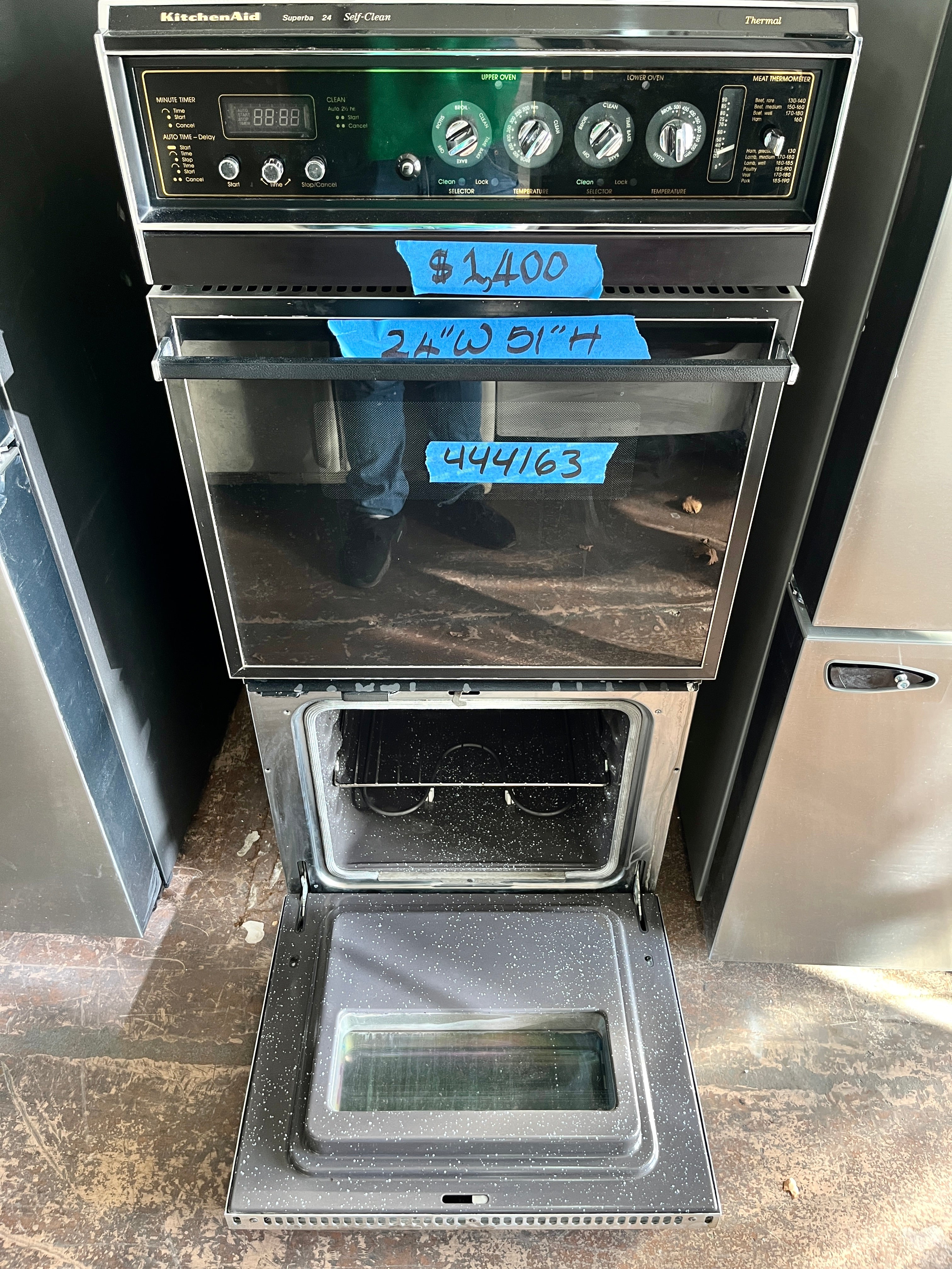 Kitchenaid superba double oven online