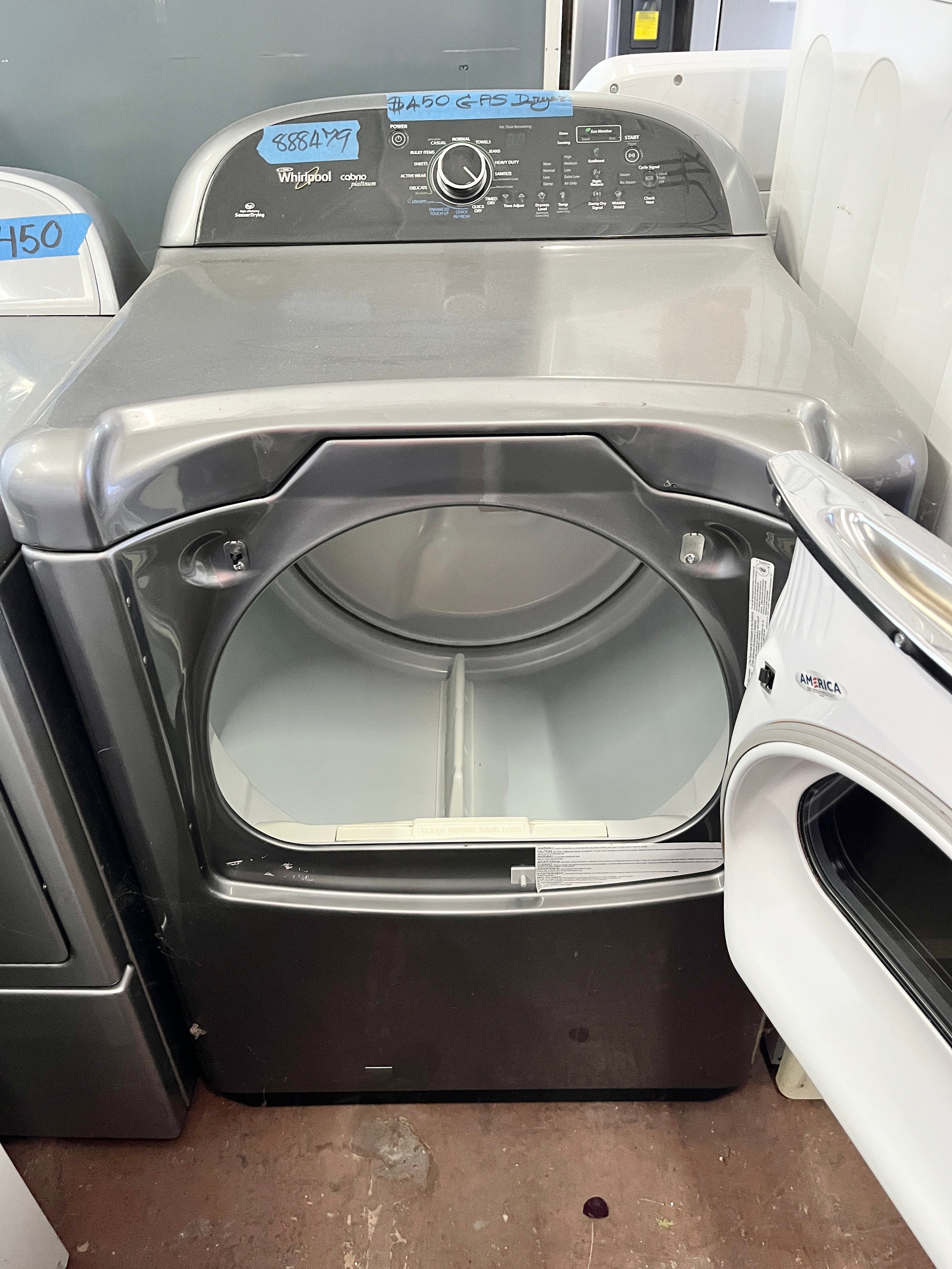 Whirpool cabrio gas top Dryer