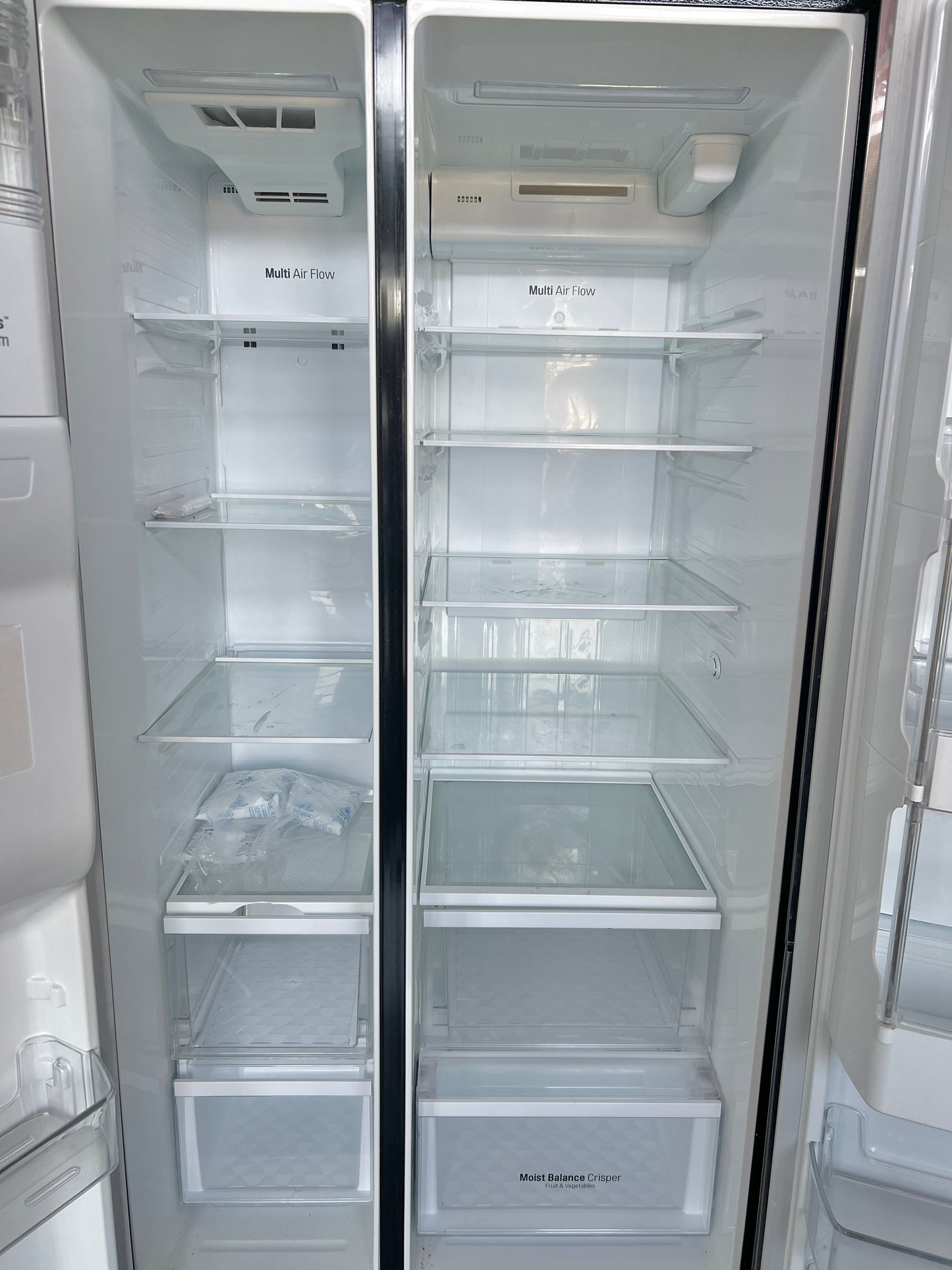 LG LSXS26366D 36 Inch Side by Side Refrigerator Black Stainless Steel , Door in Door , 131315